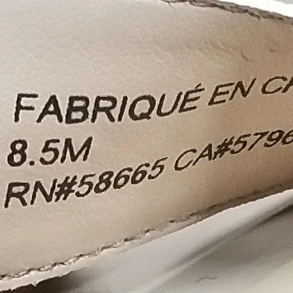 Abound Steph Block Heel Sandal, Nude Patent Faux Leather, Womens Size 8.5 M - Picture 13 of 13